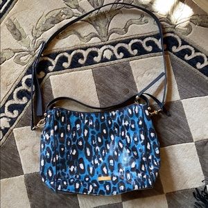 Blue Leopard Print Kate Spade Bag